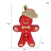 Adornos navideños de plástico, medias navideñas, muletas, colgantes, pequeños adornos para árboles de Navidad.