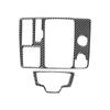 Adecuado para Audi A6L fibra de carbono botón de arranque único panel de control central pegatina decorativa A6L accesorios de modificación interior