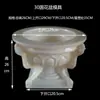 Molde para Maceta de Cemento Estilo Europeo, Plástico Engrosado DIY Maceta Redonda Grande y Pequeña Molde Plantilla de Construcción Modelo Romano
