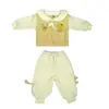 Conjunto de Peluche de Perro con Lunares para Niñas Invierno Otoño/Invierno 2026 Nuevo Conjunto de Dos Piezas Engrosado para Niñas Pequeñas Moderno