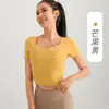 Tops Deportivos de Manga Corta para Mujer Ropa de Yoga Verano 2025 Nuevo Secado Rápido Ropa Deportiva de Pilates Fitness para Mostrar tu Figura