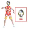 Traje Infantil de Manga Corta, Body Sero Tiga Hero Galaxy Belial, Mismo Estilo que la Película y Serie de TV, Set Completo de Disfraces de Cosplay