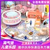 Fabricante Guangzhou Qile Castelo Inflável Personalizado para Interior Paraíso Familiar de Shopping Piscina de Bolinhas Oceânicas Escorregador Paraíso das Crianças