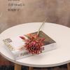 Flores Artificiales para Accesorios de Fotografía, Arreglos Florales de Lujo Ligero Hechos a Mano, Bolas Creativas de Plantas Verdes, Decoración Nórdica Suave Flores de Seda al por Mayor
