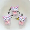 Falda Floral Linda de Dibujos Animados Animal Hecho a Mano DIY Accesorios de Pegamento de Crema Resina Hebilla de Zapato con Agujero Joyería Material al por Mayor