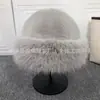 Chapéu Mongol com Aba Larga para Mulheres, à Prova de Vento e Frio para Outono e Inverno, Chapéu de Pelúcia com Proteção para Orelhas, Chapéu Bucket Adulto Espessado de Couro Sintético, Chapéu de Pescador