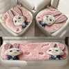 Almofada de Assento de Carro Recheada Imitação de Caxemira Universal Macia e Quente Inverno Novo Almofada de Assento de Carro Nick Judy para Todos os Modelos