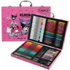 180 Plumas de Acuarela Set de Pintura para Niños Crayones Específicos para Estudiantes Pasteles al Óleo Lápices de Colores Caja de Regalo Regalo de Vacaciones