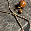 Pingente de Madeira de Jujuba Fulminada com Marcas de Raio, Pingente Original de Contas Redondas, Acessório de Pingente, Corrente para Clavícula, Ornamento Unissex, Decoração para Pendurar no Carro, Atacado