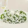 300 flores artificiales para exteriores, flores falsas de hierba berenjena anti-oxidación de alta calidad con un tacto realista, adecuadas para la decoración del hogar y la oficina, la disposición del jardín y el patio, así como la decoración de bodas y fiestas de cumpleaños