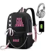 Stray kids combinación alrededor de la misma mochila mochila mochila bolsa Estudiantes coreanos hombres y mujeres Gran Capacidad Nuevo