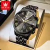 Envío Directo del Fabricante de Relojes Mecánicos Totalmente Automáticos de la Marca Oulishi para Hombre, Resistentes al Agua, Multifuncionales, Modernos, Adecuados para Negocios para Hombres