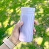 Copo Térmico para Mulheres, Estiloso e Simples, Mini Copo de Bolso Portátil de Aço Inoxidável, Garrafa de Água para Esportes ao Ar Livre Estudantil, Personalizável