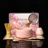Set de Matcha Japonés de 7 Piezas Tazón de Matcha Transfronterizo con Pico Caja de Regalo de Crisantemo Set de Té Batidor de Té Amazon