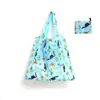 Bolsa de Compras Plegable, Nueva de Gran Capacidad, Bolsa Plegable Ecológica en Stock, Bolsa de Tote de Almacenamiento Plegable Portátil Impresa Creativa