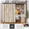 Cortinas de cama, cortinas para mesa de dormitório e cercado de cama, cortinas de dormitório, cortinas para cama de estudante, cortinas blackout para beliches inferiores e superiores