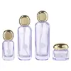 Materiais de Embalagem para Produtos de Skincare em Estoque: Frascos de Essência 100ml 120ml, Frascos de Vidro com Spray de Pressão, Potes para Creme Facial 30g