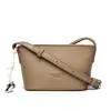 Bolso Cubo de Hombro Único con Patrón de Lichi para Mujer, Nuevo Estilo 2026, Elegante, Sencillo, Único, Versátil, Bolso Cruzado de Moda