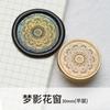 Novo produto 10month 3cm nova imagem original selo de tinta de fogo plana esculpida cabeça de vedação de latão sólido cabeça de cobre por atacado