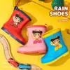 Botas de Lluvia Nezha para Niños y Niñas, Zapatos Impermeables Antideslizantes para Niños Pequeños y Estudiantes de Primaria en Días de Lluvia