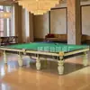Wujiaqu Beitun Tiemenguan Mesa de Billar Snooker Estilo Ruso Chino Americano 9 Bolas Mesa de Billar Dorada Rusa
