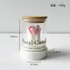 Vela Perfumada de Cera em Formato de Tulipa Amante de Atmosfera Presente de Feriado Copo de Vidro Perfumado com Flor de Tulipa Lembrança de Cera
