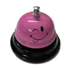 Cascabel de expresión colorida con la lengua afuera, campana de llamada para recepción, accesorio de respuesta para juegos de jardín de infantes, cascabel interactivo de entrenamiento para mascotas