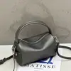 Bolsa de Mão Transversal Personalizada de Fábrica em Couro Bovino de Grão Natural Couro Macio Bolsa Quadrada Pequena para o Dia a Dia Moda Bolsa Feminina de Couro Genuíno