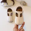Sapatos Casuais Simples de Cor Sólida para Meninas, Sapatilhas com Solado Macio, Nova Versão Coreana para Primavera e Outono, Sapatos Pequenos de Couro Versáteis Personalizados