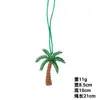 Nuevo Comercio Exterior Hecho a Mano con Cuentas Limón Coco Árbol Cordón Hebilla Bolso Colgante Pequeño Joyería Pedrería Accesorios para el Cabello