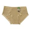 Ropa interior de Modal para mujer, Seda antibacteriana 7A, Entrepierna extendida, Ribete de encaje talla grande, Estilo Pure Desire, Al por mayor