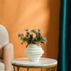Jarrón de plástico estilo nórdico decoración de sala de estar arreglo de flores secas y húmedas mesa de comedor estilo moderno de lujo ligero maceta para flores para el hogar