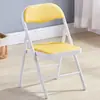 Silla de puente para niños, disponible en stock, suministro directo, silla plegable para dormitorio, silla de computadora para estudiantes, silla de comedor minimalista moderna.