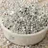 20 Rueda de Aleación Plata Quebrada Serie de Cuentas Sueltas Cuentas Cuadradas Cuentas Espaciadoras Hecho a Mano DIY' Accesorios Materiales para Pulsera Semi-Terminada