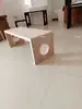Mesa Baja Integrada para Guqin con Estructura de Junta de Cola de Milano, Adecuada para Ventanas de Bahía y Balcones, Mesa Baja Multifuncional de Madera de Paulownia para Go y Caligrafía