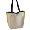 Bolsa Impermeable de Nylon para Mujer, Bolso de Mano Ligero de Gran Capacidad, Bolso de Hombro Tipo Tote para Viajes Diarios, Color de Contraste, de Nicho y Versátil