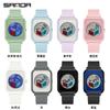 Sanda Reloj Despertador Creativo de Venta Caliente Movimiento de Pantalla Única Reloj Multifuncional para Estudiantes Masculinos y Femeninos Reloj Electrónico de Moda para Hombre Dropshipping