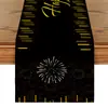 Toalha de mesa de Natal transfronteiriça nova linho impressão criativa boneco de neve velho tapete de mesa atmosfera decorações de mesa de Natal
