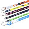 Cordón de nailon para permiso de trabajo, personalizado de fábrica, para exportación al por mayor, de poliéster, multifuncional, para insignia de marca, con logotipo personalizado