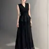 Conjunto Elegante Francês de Luxo Leve com Patchwork de Renda Conjunto de Terno da Moda para Mulheres 2026 Nova Chegada de Verão Conjunto Saia Longa