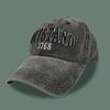 Gorra de Béisbol de Algodón Puro con Ala Ancha, Gorra de Pato Adelgazante para la Cara, Sombrero Estilo Coreano, Bordado, Simple y Versátil con un Ala Grande