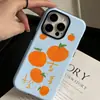 Tudo Laranja é Adequado para Capas de Celular Apple 17/16, Ultrafino e Adequado para Proteção de Película iPhone 13/15 Promax