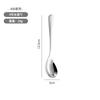 Atacado 1010 aço inoxidável 304 colher de fundo profundo gotejamento criativo estudante colher de arroz colher de café pingando laser disponível