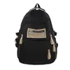 Mochila Escolar Simples Personalizada Estilo Campus para Estudantes Inverno Nova Grande Capacidade Mochila para Uso Externo Leve Bolsa de Viagem para Computador
