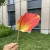 Huaxigu 2026 Nueva Colección: Serie Naranja, Colección de Flores de Plástico, Flores Artificiales para Lugares de Boda, Al por Mayor