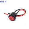 Botón Interruptor Interruptor Pequeño Cable de Circuito de Coche Pequeño Bocina Electrodoméstico Mini Barco Barco Tira Redonda