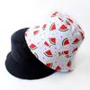 AliExpress novo chapéu de pescador com estampa de frutas, chapéu europeu e americano para homens e mulheres, chapéu protetor solar para lazer ao ar livre, chapéu de bacia dupla face
