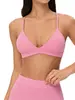 Sujetador deportivo transfronterizo para mujer con almohadillas extraíbles en el pecho, sujetador de yoga, tirantes sexy ajustables, ropa interior de yoga Pilates