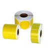 Papel térmico adhesivo de tres colores Avery, precio, etiqueta digital plateada reforzada, etiqueta impermeable de piel de vaca amarilla