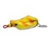 Cebo Luya Lei Frog, cebo blando de silicona, sapo venenoso, doble anzuelo, lentejuelas giratorias, cebo de pez negro, cebo falso de simulación, equipo de pesca
